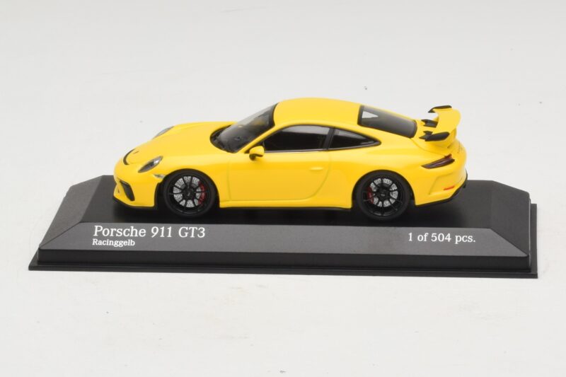 Porsche 911 991.1 GT3 Žltý Minichamps 1:43 410066020 Kov