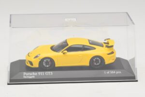 Porsche 911 991.1 GT3 Žltý Minichamps 1:43 410066020 Kov – obrázok 4 z 5