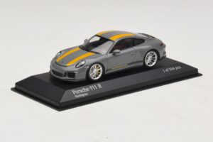 Porsche 911 991.1 R Šedý Minichamps 1:43 410066232 Diecast – obrázok 2 z 5