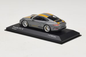 Porsche 911 991.1 R Šedý Minichamps 1:43 410066232 Diecast – obrázok 3 z 5