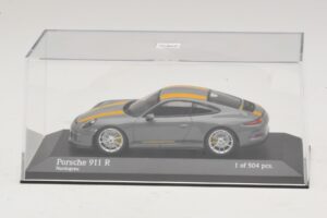 Porsche 911 991.1 R Šedý Minichamps 1:43 410066232 Diecast – obrázok 4 z 5