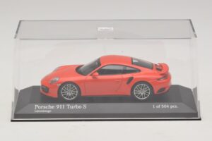 Porsche 911 991.1 Turbo S Oranžový Minichamps 1:43 410067171 Kov – obrázok 4 z 5