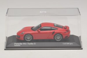 Porsche 911 991.1 Turbo S Červený Minichamps 1:43 410067170 Diecast – obrázok 4 z 5