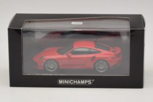 Porsche 911 991.1 Turbo S Červený Minichamps 1:43 410067170 Diecast – obrázok 5 z 5