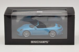 Porsche 911 991.2 Carrera 4 Kabriolet Modrý Minichamps 1:43 410067232 Kov – obrázok 5 z 5