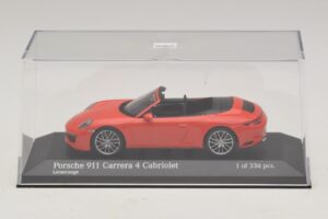 Porsche 911 991.2 Carrera 4 Kabriolet Oranžový Minichamps 1:43 410067231 Kov – obrázok 4 z 5