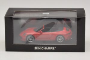 Porsche 911 991.2 Carrera 4 Kabriolet Červený Minichamps 1:43 410067230 Kov – obrázok 5 z 5