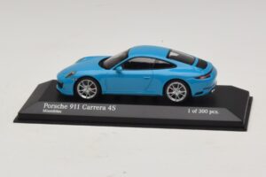 Porsche 911 991.2 Carrera 4S Modrý Minichamps 1:43 410067242 Kov
