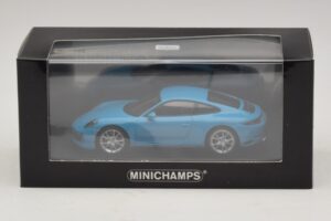 Porsche 911 991.2 Carrera 4S Modrý Minichamps 1:43 410067242 Kov – obrázok 5 z 5
