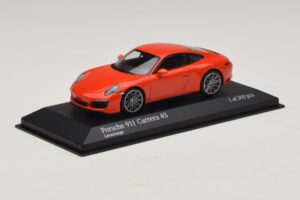 Porsche 911 991.2 Carrera 4S Oranžový Minichamps 1:43 410067241 Kov – obrázok 2 z 5