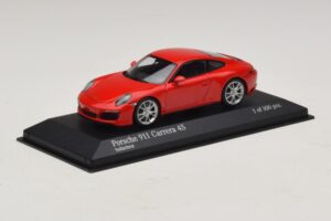 Porsche 911 991.2 Carrera 4S Červený Minichamps 1:43 410067240 Kov – obrázok 2 z 5