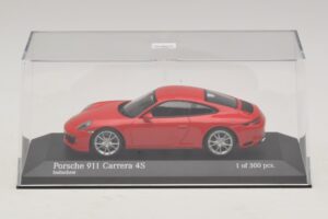 Porsche 911 991.2 Carrera 4S Červený Minichamps 1:43 410067240 Kov – obrázok 4 z 5