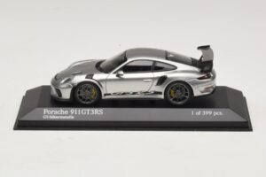 Porsche 911 991.2 GT3 RS Strieborný Minichamps 1:43 410067020 Diecast