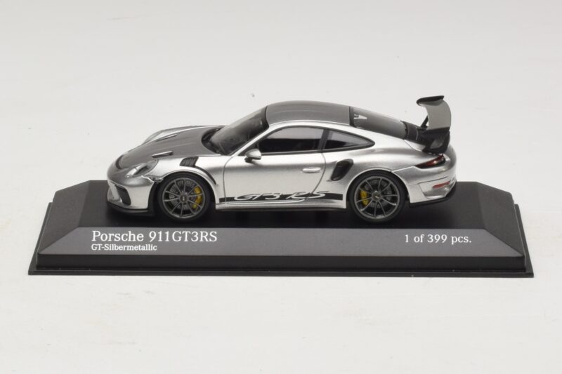 Porsche 911 991.2 GT3 RS Strieborný Minichamps 1:43 410067020 Diecast