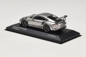 Porsche 911 991.2 GT3 RS Strieborný Minichamps 1:43 410067020 Diecast – obrázok 3 z 5