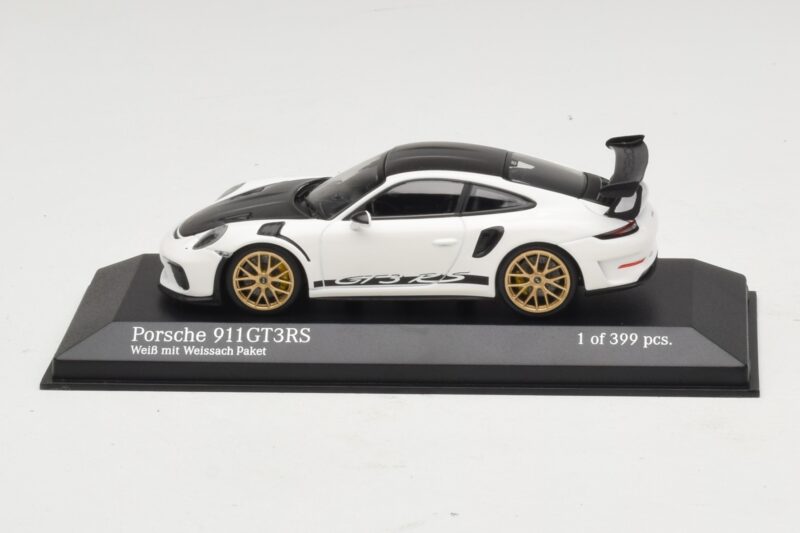 Porsche 911 991.2 GT3 RS Biely S Weissach Package Minichamps 1:43 410067022 Diecast