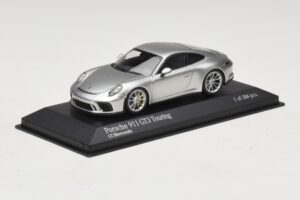 Porsche 911 991.2 GT3 Touring Strieborný Minichamps 1:43 410067422 Kov – obrázok 2 z 5