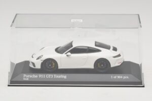 Porsche 911 991.2 GT3 Touring Biely Minichamps 1:43 410067420 Kov – obrázok 4 z 5