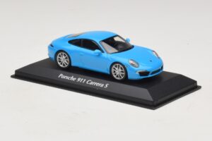 Porsche 911 991 Carrera S Modrý Maxichamps 1:43 940060220 Kov – obrázok 3 z 5