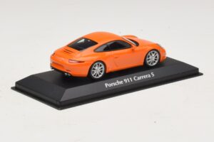 Porsche 911 991 Carrera S Oranžový Maxichamps 1:43 940060221 Kov – obrázok 2 z 5