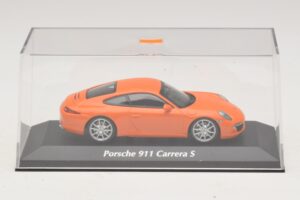 Porsche 911 991 Carrera S Oranžový Maxichamps 1:43 940060221 Kov – obrázok 4 z 5