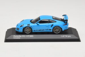 Porsche 911 991 GT3 RS Modrý Minichamps 1:43 410063222 Kov