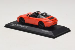 Porsche 911 991 Targa 4 GTS Oranžový Minichamps 1:43 410067341 Kov – obrázok 3 z 5