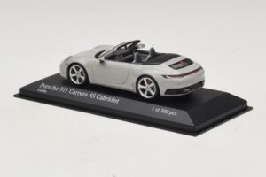 Porsche 911 992 Carrera 4S Kabriolet Šedý Minichamps 1:43 410069331 Kov – obrázok 3 z 5