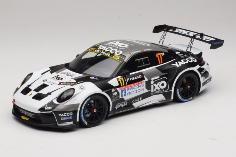 Porsche 911 992 Rally GT #17 C. De Cecco / J. Humblet Rallye de Wallonie 2025 IXO 1:18 18RMC255 Kov