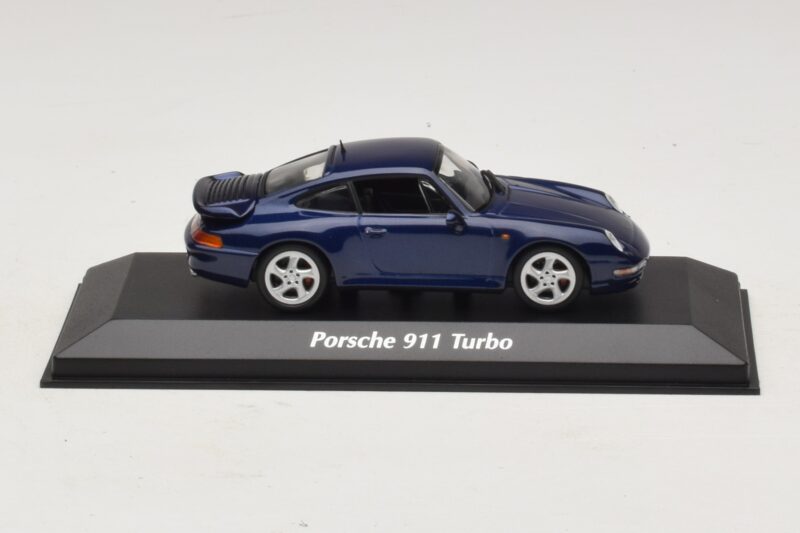 Porsche 911 993 Turbo Blue Metallic Maxichamps 1:43 940069201 Kov
