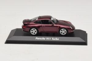 Porsche 911 993 Turbo Červená Metalíza Maxichamps 1:43 940069200 Kov