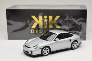 Porsche 911 996 GT2 Strieborný KK-Scale 1:18 KKDC181451 Kov – obrázok 6 z 6