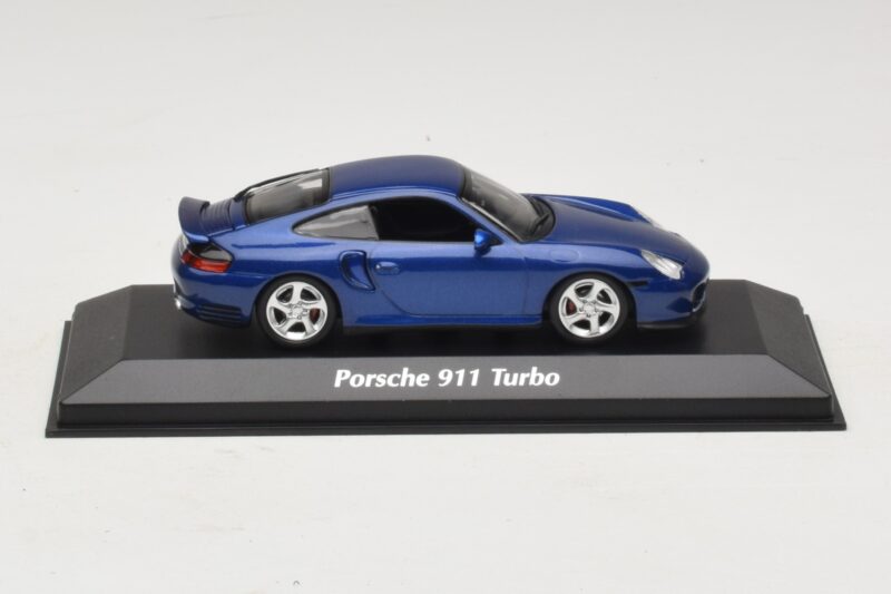 Porsche 911 996 Turbo Blue Metallic Maxichamps 1:43 940069301 Kov