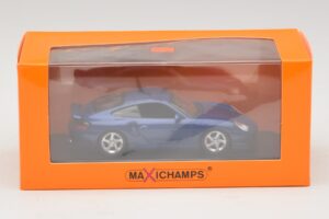 Porsche 911 996 Turbo Blue Metallic Maxichamps 1:43 940069301 Kov – obrázok 5 z 5