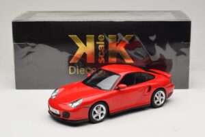 Porsche 911 996 Turbo Červený KK-Scale 1:18 KKDC181474 Kov – obrázok 6 z 6