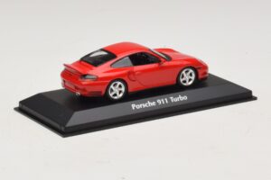 Porsche 911 996 Turbo Červený Maxichamps 1:43 940069300 Kov – obrázok 2 z 5