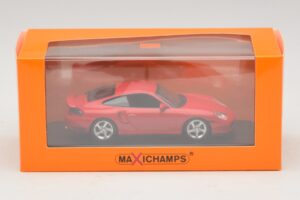 Porsche 911 996 Turbo Červený Maxichamps 1:43 940069300 Kov – obrázok 5 z 5