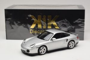 Porsche 911 996 Turbo Strieborný KK-Scale 1:18 KKDC181471 Kov – obrázok 6 z 6