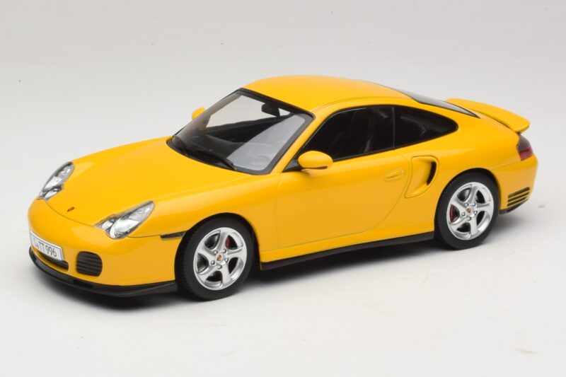 Porsche 911 996 Turbo Žltý KK-Scale 1:18 KKDC181473 Kov