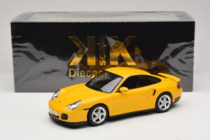 Porsche 911 996 Turbo Žltý KK-Scale 1:18 KKDC181473 Kov – obrázok 6 z 6