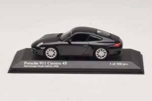 Porsche 911 997 Carrera 4S Šedá Metalíza Minichamps 1:43 403066430 Kov