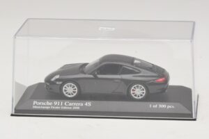 Porsche 911 997 Carrera 4S Šedá Metalíza Minichamps 1:43 403066430 Kov – obrázok 4 z 5