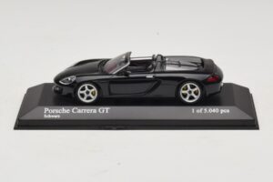 Porsche Carrera GT Čierny Minichamps 1:43 430060230 Kov