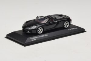 Porsche Carrera GT Čierny Minichamps 1:43 430060230 Kov – obrázok 2 z 5