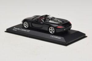 Porsche Carrera GT Čierny Minichamps 1:43 430060230 Kov – obrázok 3 z 5