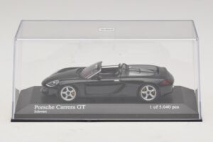 Porsche Carrera GT Čierny Minichamps 1:43 430060230 Kov – obrázok 4 z 5