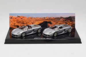 Porsche Carrera GT Spider & Kupé Sada Strieborný Minichamps 1:43 WAP02010314 Kov