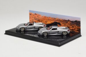 Porsche Carrera GT Spider & Kupé Sada Strieborný Minichamps 1:43 WAP02010314 Kov – obrázok 3 z 5