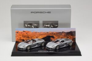 Porsche Carrera GT Spider & Kupé Sada Strieborný Minichamps 1:43 WAP02010314 Kov – obrázok 5 z 5
