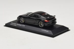 Porsche Cayman GT4 981 Black Metallic Minichamps 1:43 410066121 Diecast – obrázok 3 z 5